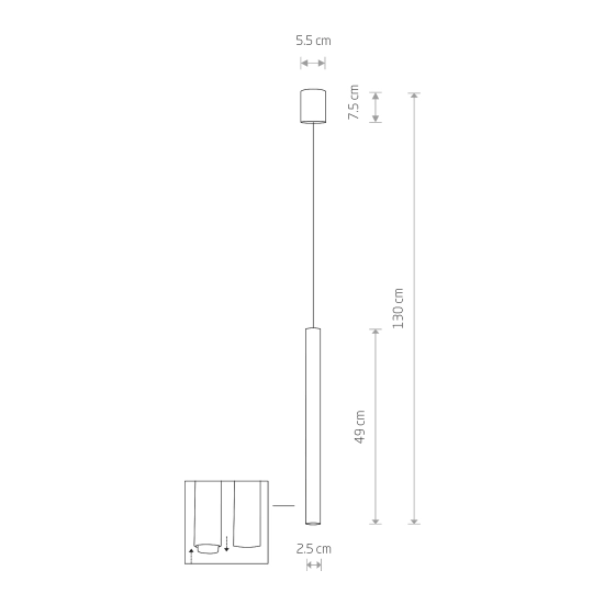 Lampa wisząca LASER 490 SOLID BRASS 8798 Nowodvorski - zdjęcie 4